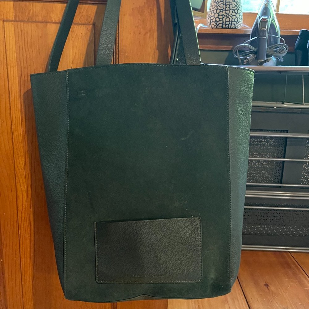 French Connection Leather Tote Bag